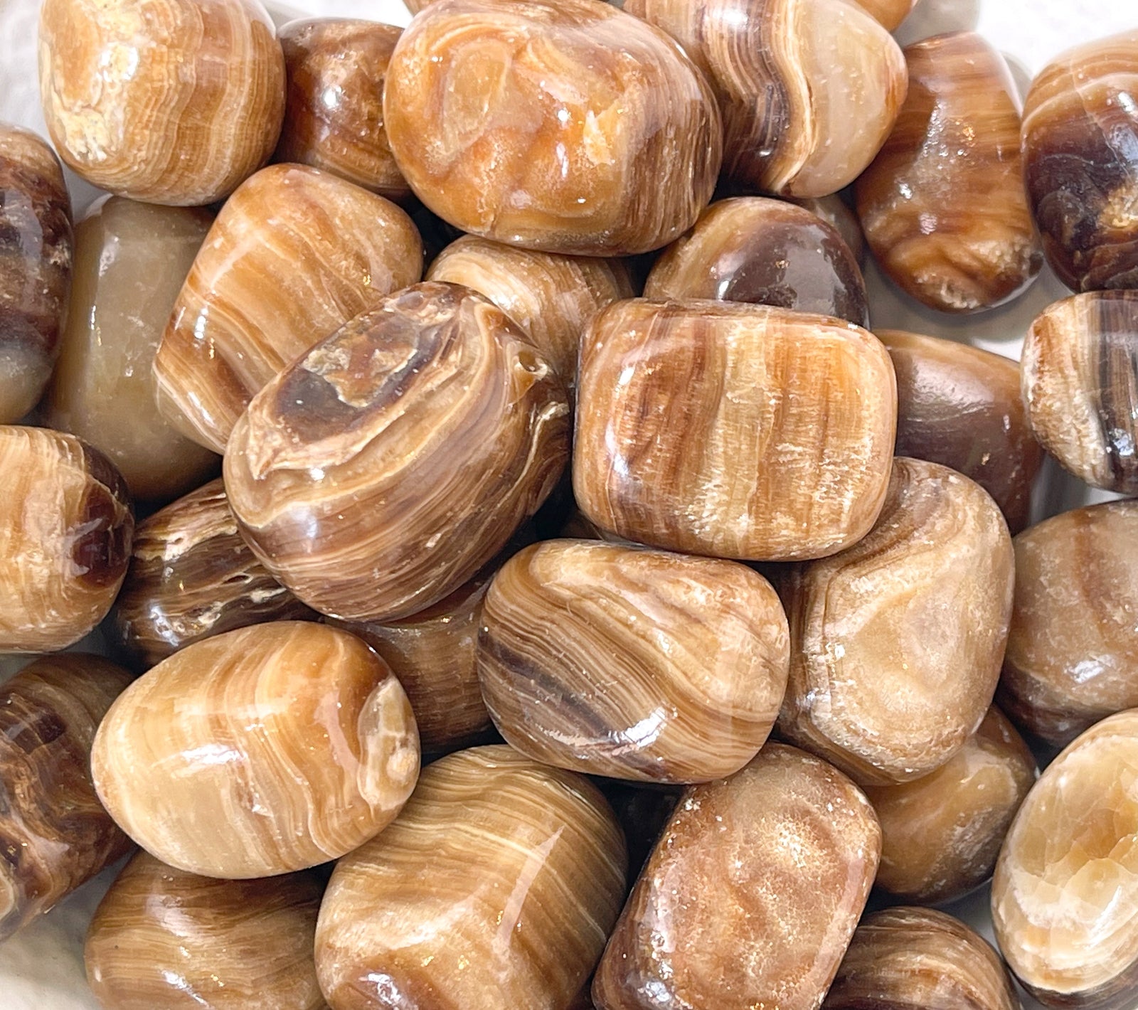 Discover the Healing Power of Aragonite Tumbled Stones: Grounding, Balancing, and Nurturing Energy