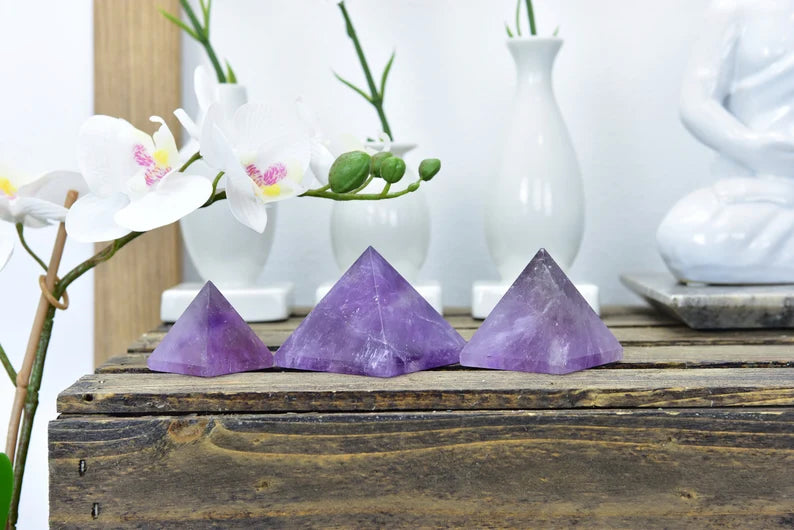 Amethyst Crystal Pyramid: Bridging Physical Beauty and Spiritual Prowess
