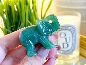 Green Aventurine Elephant figurine
