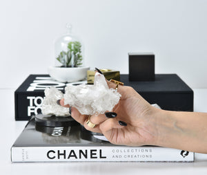 Raw Clear Quartz Crystal Cluster: Brazilian Healing Stone