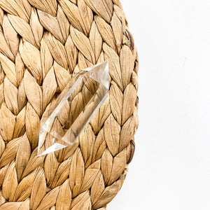 Clear Quartz Doble Terminated Points for Clarity, Intuition and Spiritual Growth