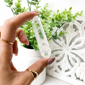 Clear Quartz Doble Terminated Points for Clarity, Intuition and Spiritual Growth