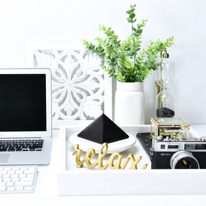 Shungite Pyramid Large Shungite Stone Pyramid  EMF Protection Real Russian Shungite Healing Crystal Home Decor Crystal Grids