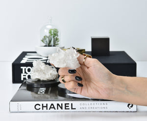 Raw Clear Quartz Crystal Cluster: Brazilian Healing Stone