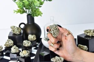 Pyrite Cluster – Raw Fools Gold Crystal – Natural Energy Protection and  Wealth Stone – Healing & Meditation