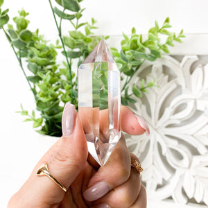 Clear Quartz Doble Terminated Points for Clarity, Intuition and Spiritual Growth