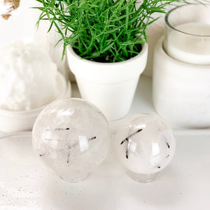 Rutilated Quartz Crystal Balls: A Fusion of Healing Energy and Beauty
