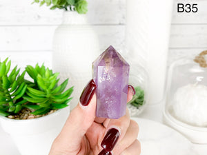 Large Amethyst Towers, Crown Jewel of Healing Crystals