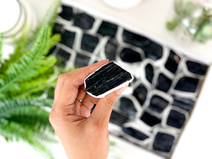 Raw Black Tourmaline Crystal: Protection Stone, Grounding