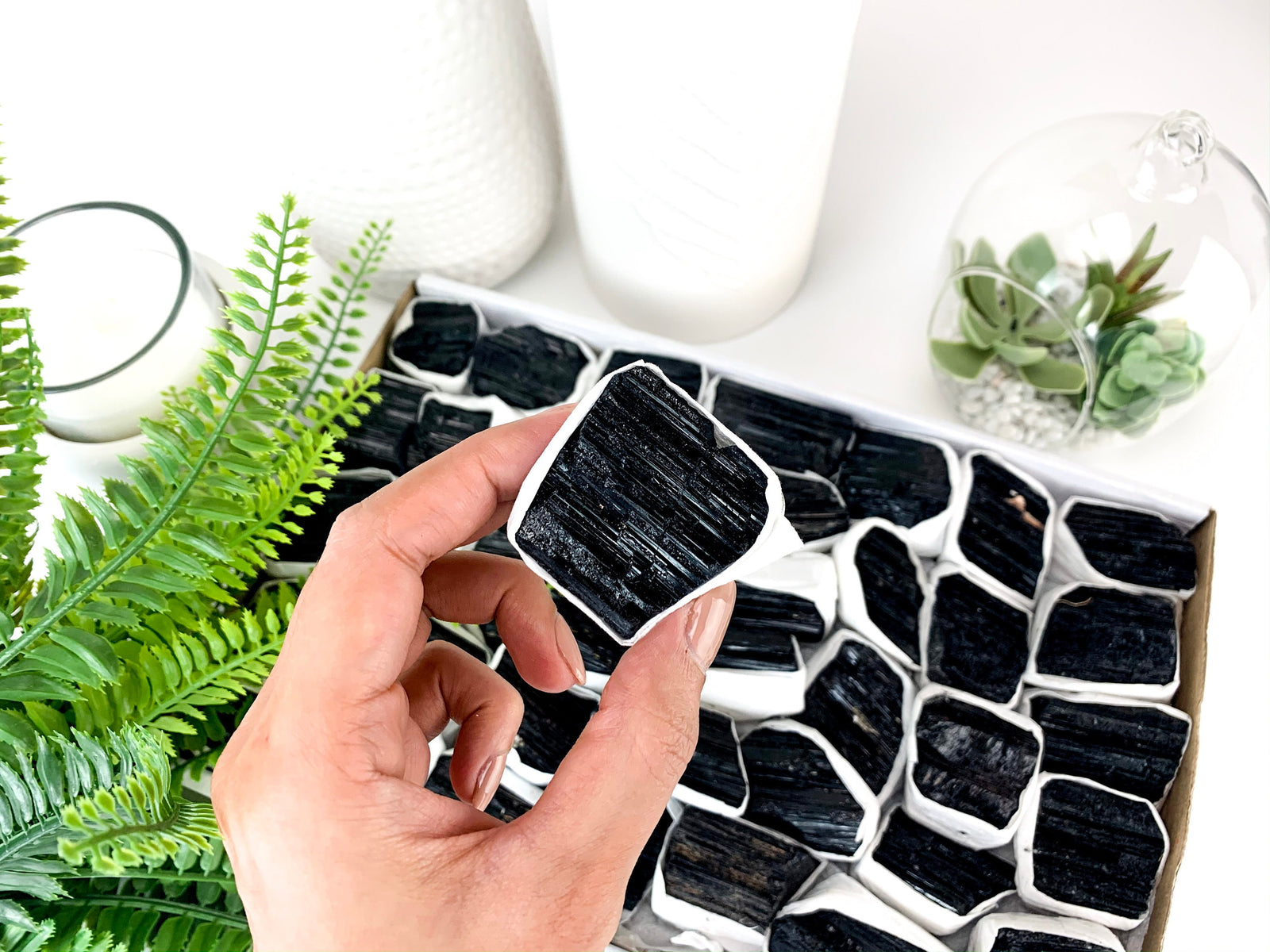 Raw Black Tourmaline Crystal: Protection Stone, Grounding