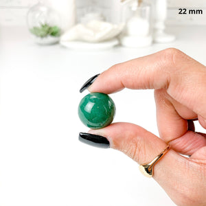 Green Aventurine Crystal Ball: Healing Stone Decor
