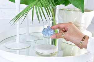 Raw Celestite Crystal Cluster: Madagascar Blue Healing Crystal