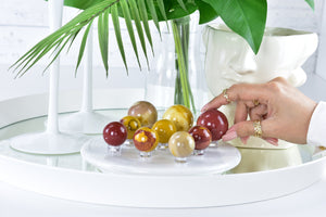 Mookaite Jasper Sphere: Australian Gemstone, Calming Decor (30/40mm)