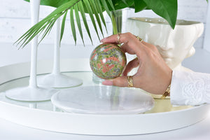 Unakite Crystal Ball: Unlocking the Healing Properties of Unakite Gemstone