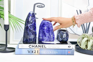 Sodalite Crystal Freeform: Healing Home Decor Stone