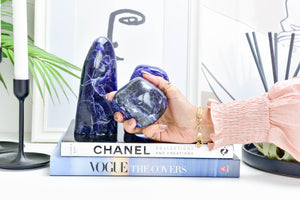 Sodalite Crystal Freeform: Healing Home Decor Stone