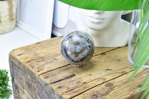 Moroccan Aragonite Crystal Ball: Natural Healing Stone Decor