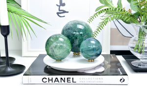 Green Fluorite Sphere: Crystal Ball, Home Decor
