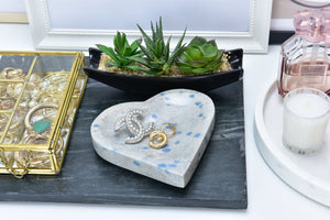 Rare K2 Crystal Heart Dish for Calming Energy and Spiritual Communication