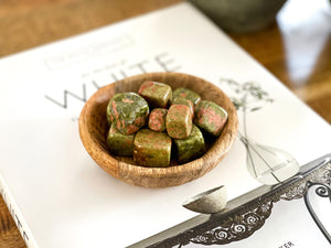 Unakite Tumbled Stones: Discover the Calming and Balancing Energies
