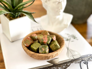 Unakite Tumbled Stones: Discover the Calming and Balancing Energies