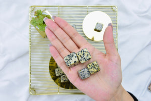 Dalmatian Jasper Crystal Cube: Polished Tumble Stone, Healing Crystals