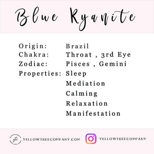 Blue Kyanite Crystals : The Stones of Communication, Alignment, and Clarity