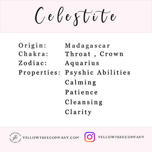 Raw Celestite Crystal Cluster: Madagascar Blue Healing Crystal