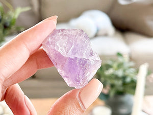 Raw Amethyst Crystal: Natural Rough Stones, Chakra Healing, Home Decor