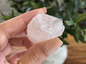 Raw Rose Quartz Chunks: Healing Crystals for Harmony