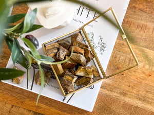 Raw Tigers Eye Chunks: Rough Crystal (1-2 inch)