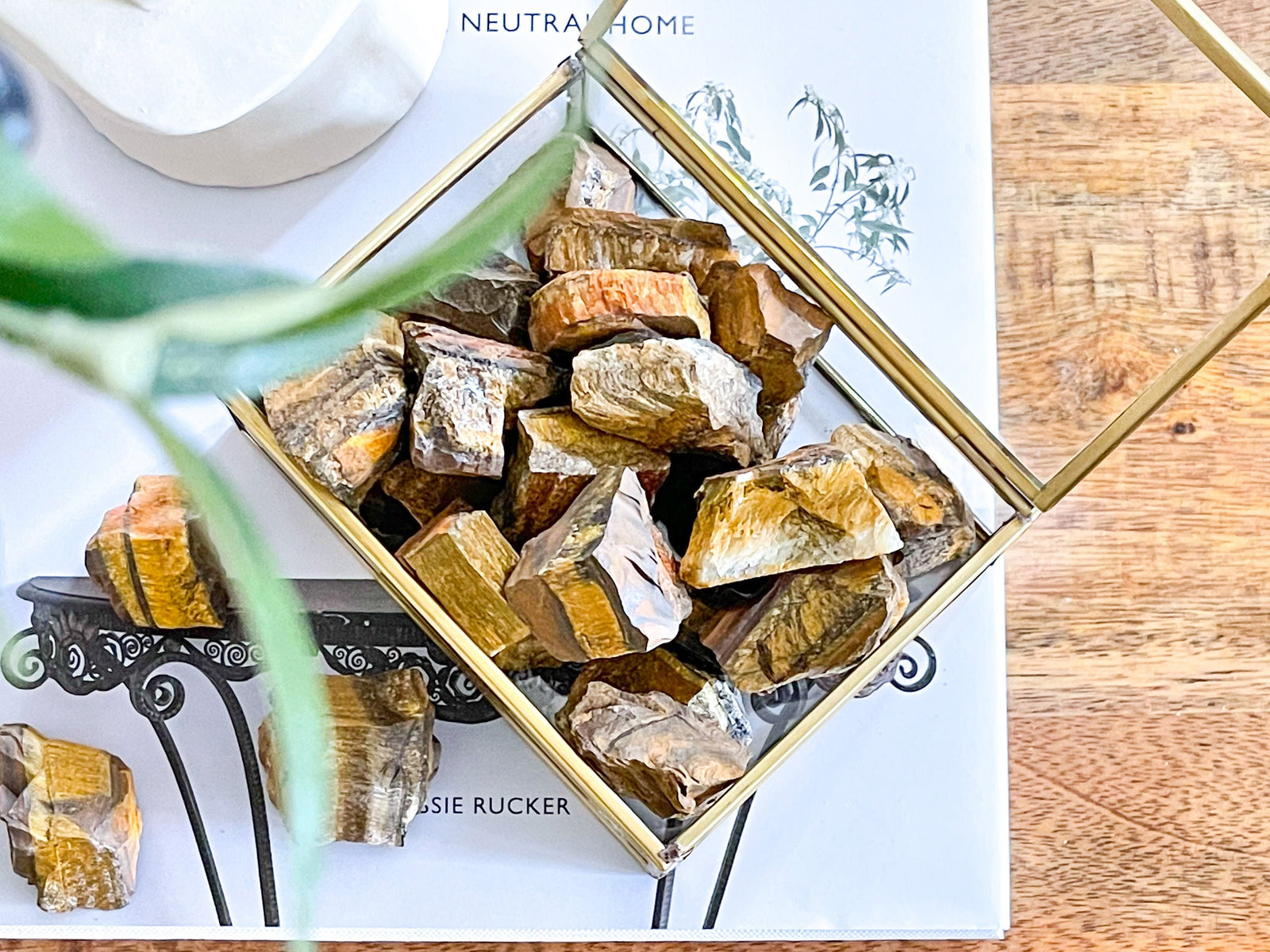 Raw Tigers Eye Chunks: Rough Crystal (1-2 inch)