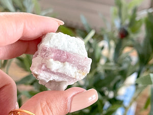 Raw Pink Tourmaline Chunks: Rubellite Healing Crystals