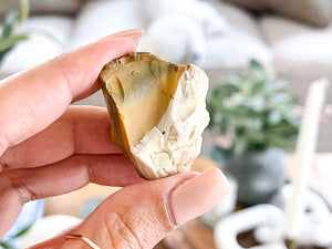 Raw Mookaite Jasper Crystal: Red, Yellow, Brown Stone