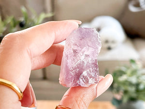 Raw Amethyst Crystal: Natural Rough Stones, Chakra Healing, Home Decor