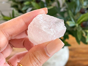 Raw Rose Quartz Chunks: Healing Crystals for Harmony