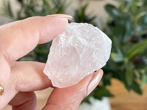 Raw Rose Quartz Chunks: Healing Crystals for Harmony