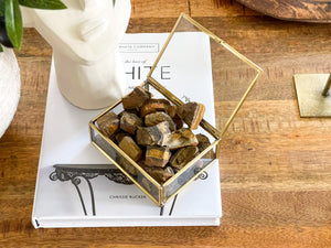 Raw Tigers Eye Chunks: Rough Crystal (1-2 inch)