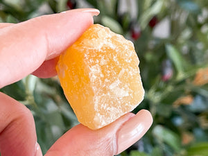 Raw Orange Calcite Crystal Chunks (1-2 Inch)