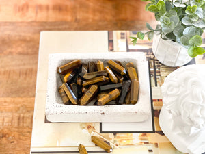 Tiger's Eye Double Terminated Points: Polished Crystal (1.5 inch)