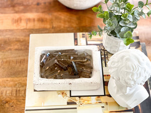 Double Terminated Smoky Quartz Point: 1.5 inch Crystal