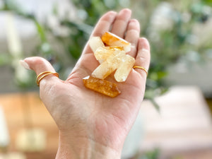 Citrine Double Terminated Crystal Point: Abundance Stone