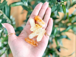 Citrine Double Terminated Crystal Point: Abundance Stone