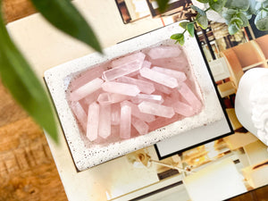 Rose Quartz Double Terminated Points: Double the Delight for Healing and Love