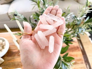 Rose Quartz Double Terminated Points: Double the Delight for Healing and Love