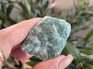 Raw Green Aventurine Crystal Chunks: Healing Stone Decor