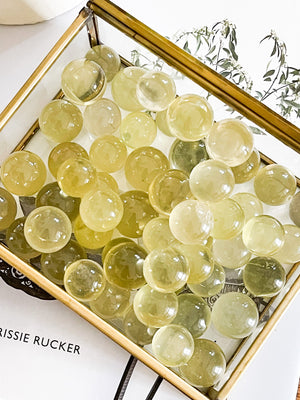 Sunny Citrine Crystal Balls for Positive Energy and Abundance