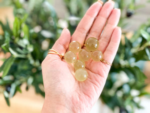 Sunny Citrine Crystal Balls for Positive Energy and Abundance
