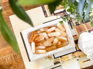 Citrine Double Terminated Crystal Point: Abundance Stone