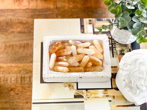 Citrine Double Terminated Crystal Point: Abundance Stone